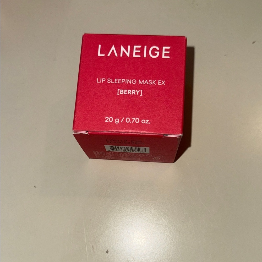 LANEIGE Lip Sleeping Mask EX - Berry Red Box